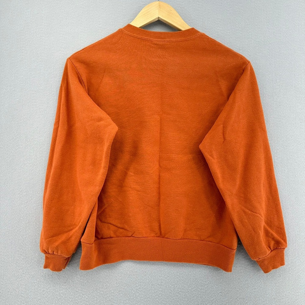 VTG Kids Orange Texas Longhorns Sweatshirt Pullover CSA 10/12 Y2K NCAA College - Picture 3 of 9